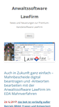 Mobile Screenshot of anwaltssoftware-blog.de